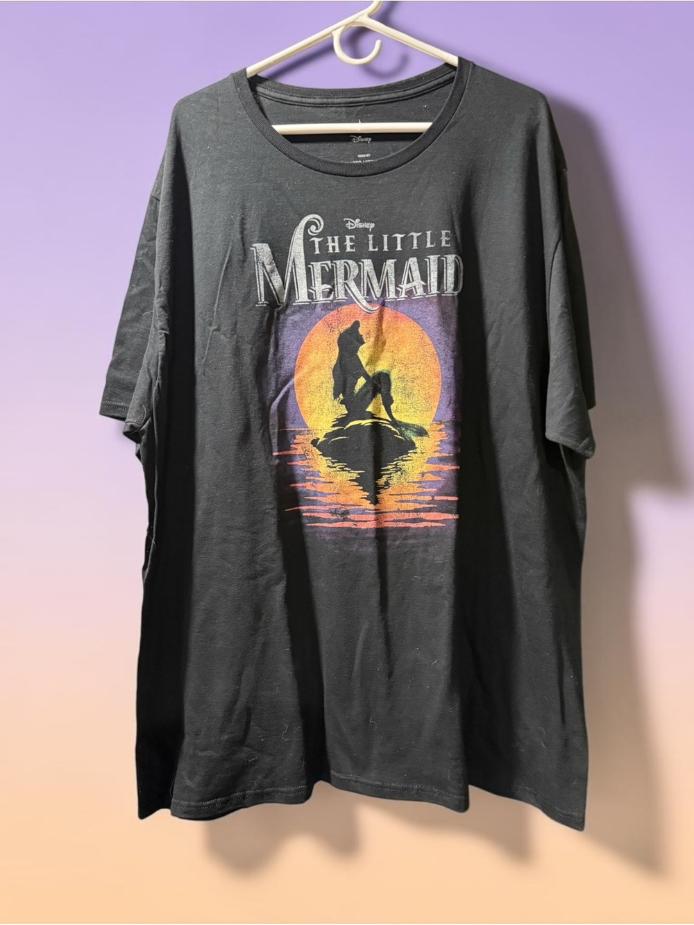 Women’s Disney The Little Mermaid Black Graphic Tee Size 3X